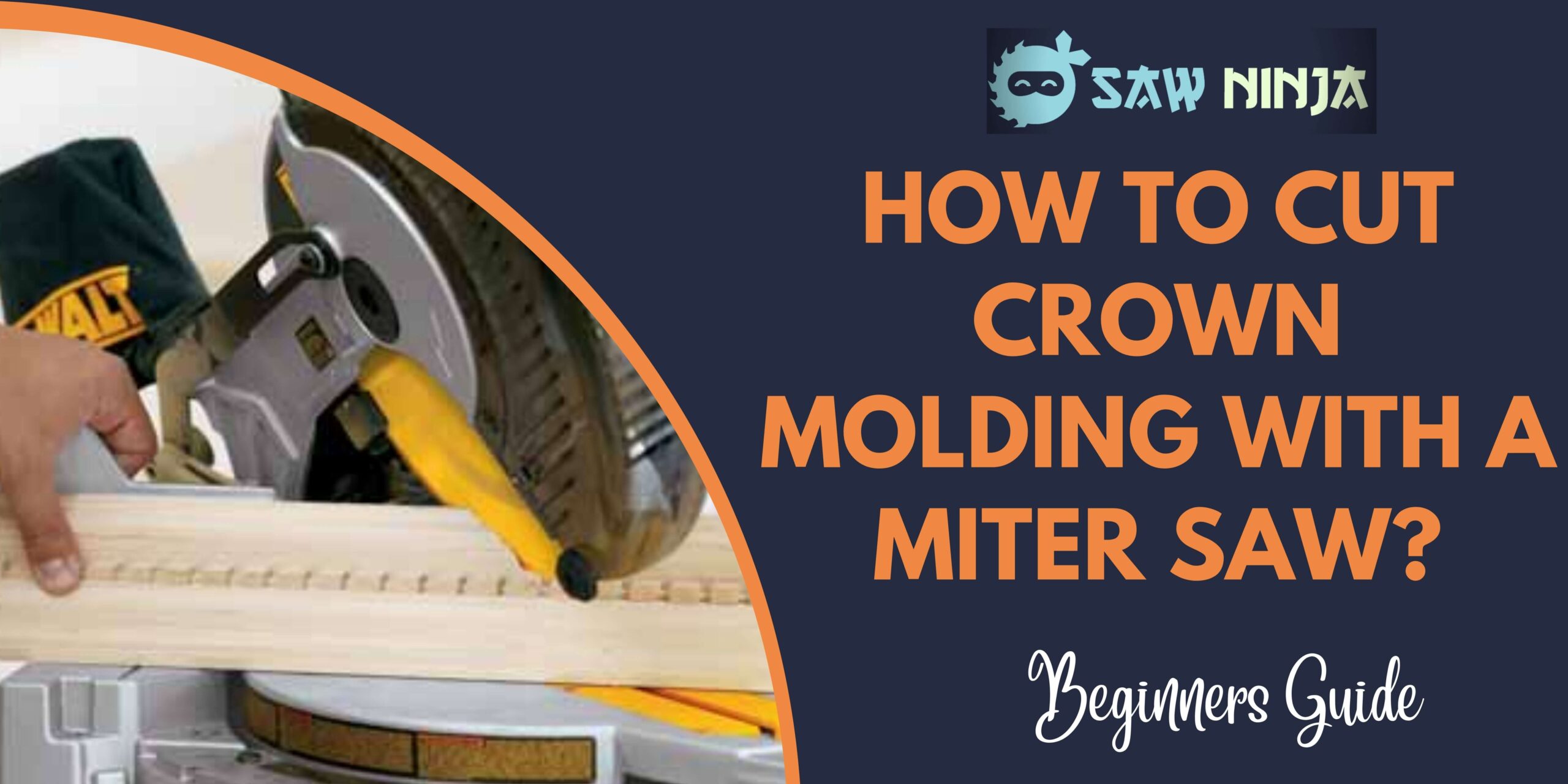How to Cut Crown Molding With a Miter Saw