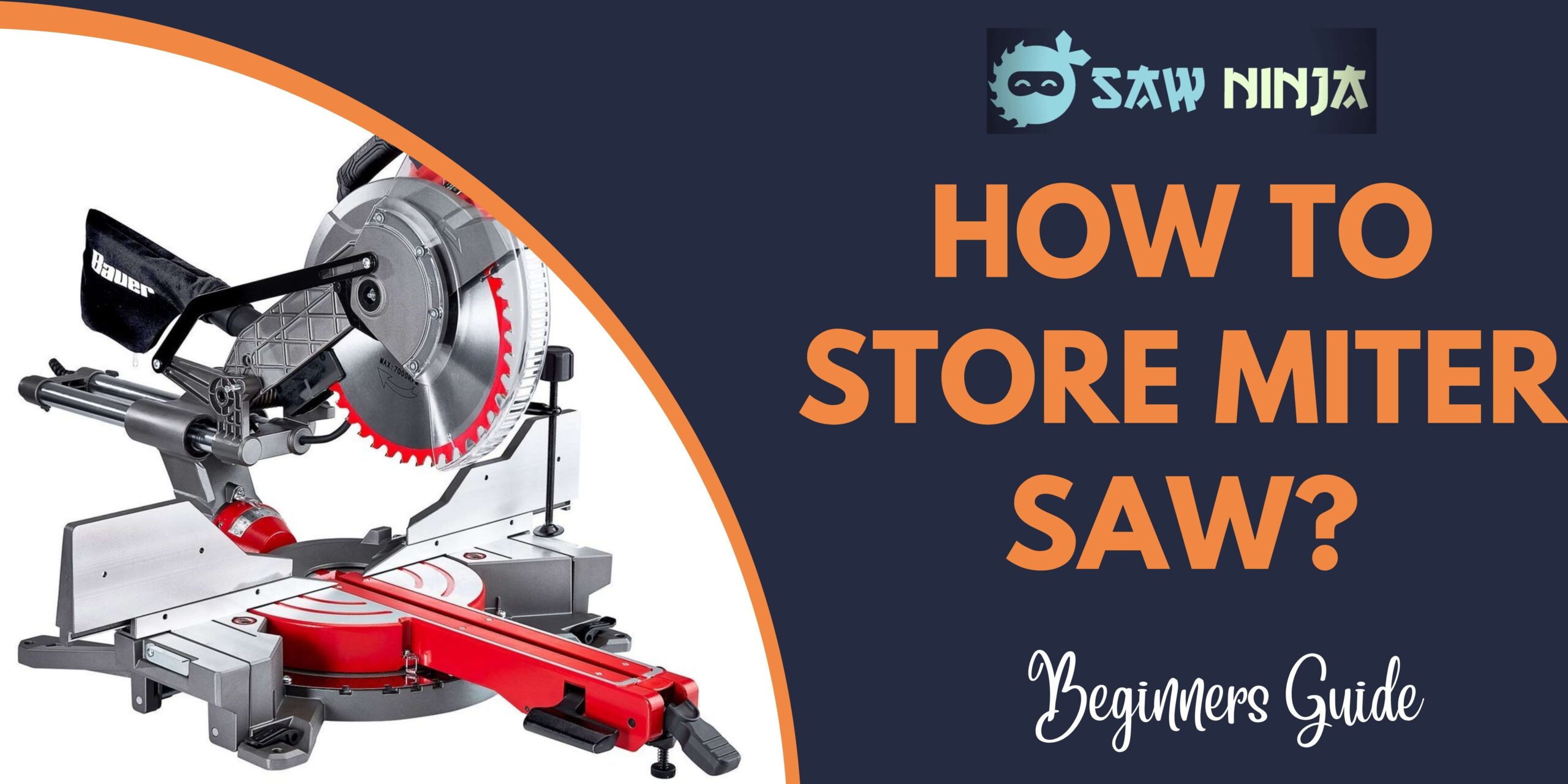 How To Store Miter Saw