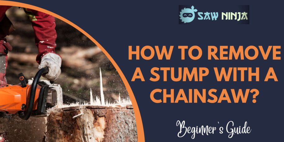 How To Remove A Stump With A Chainsaw?