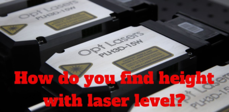 How do you find height with laser level